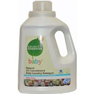  Seventh Generation Baby Laundry Liquid 2X   50 oz Health 