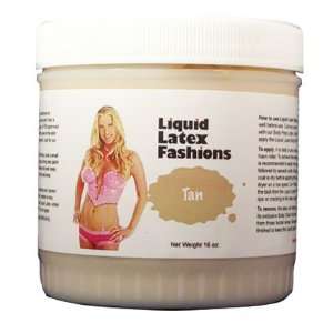  Liquid Latex Body Paint   Tan 16 oz 