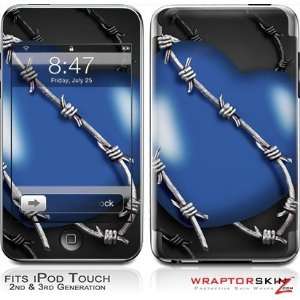   Screen Protector Kit   Barbwire Hearts Blue  Players & Accessories