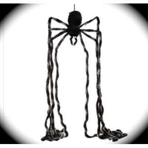  Halloween Plush Spider Spooky Decoration, 6 FOOT LONG Legs 