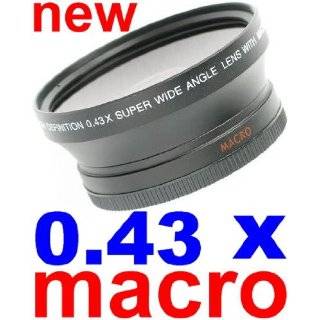67mm Black Wide Angle Macro Conversion Lens 0.43x 67 mm