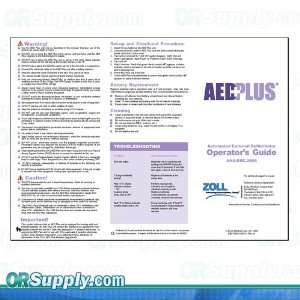  Zoll Operators Guide For AED Plus