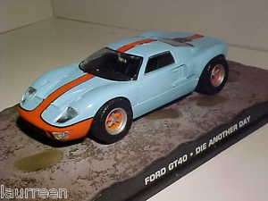 Ford GT40 Die Another Day 007 James Bond 1/43 Diecast  