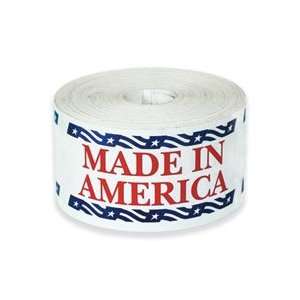  Made In America Shipping Label, 2 1/2inch x5inch , 500 Labels 