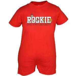   Ohio State Buckeyes Red Infant Rookie Short John Romper Sports