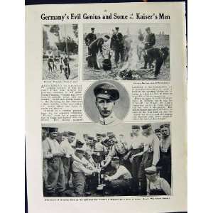   1915 WORLD WAR RED CROSS MACHINE GUN GERMAN SOLDIERS