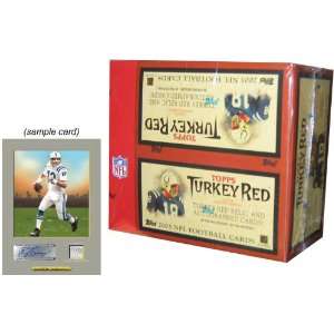  2005 Topps Turkey Red Football Retail Box   24p8c Sports 