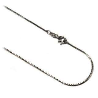 Sterling Silver 925 Rhodium Plated 16 Long Box Chain  