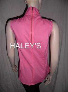 NEW ELLEN TRACY RUFFLE PINK CASUAL BLOUSE/TOP SIZE 18  