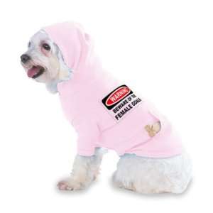  OF THE FEMALE GOALIE Hooded (Hoody) T Shirt with pocket for your Dog 