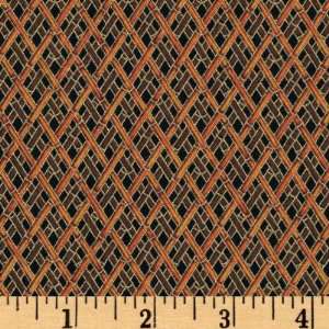  44 Wide Imperial Fusions Kyoto Diamond Rust Fabric By 