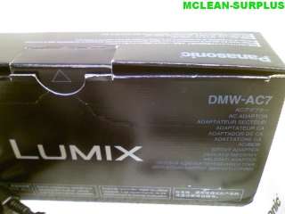 Genuine Panasonic DMW AC7PP Lumix Camcorder AC Adapter  