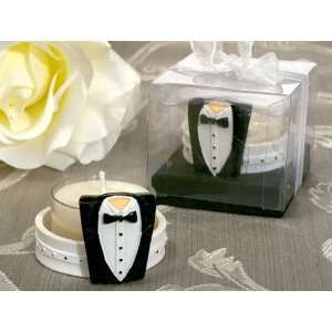  Wedding Favors Groomâ?TMs Tuxedo Candle Holders (Set of 6 