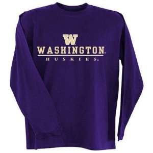  Washington Embroidered Long Sleeve T Shirt (Team Color 