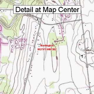 USGS Topographic Quadrangle Map   Burlington, Vermont (Folded 