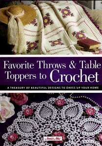 Amazing Afghans & Doilies Crochet Spiral Pattern Book  