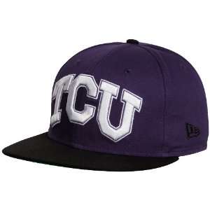New Era Texas Christian Horned Frogs (TCU) Purple Black College Glory 