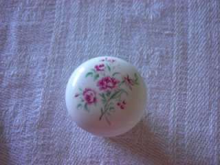 Shabby Cottage Pink roses drawer knobs simply Chic  