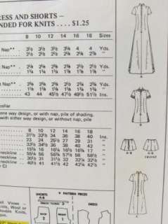  McCalls 3163 Long Dress Shorts Pattern Sz 12/34 Tennis Set VTNS  