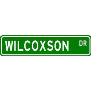  WILCOXSON Street Sign ~ Personalized Family Lastname Sign 