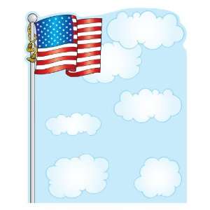  Scholastic TF8181 U.S. Flag Note Pads Scholastic Office 