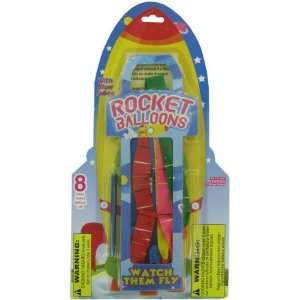  8Pc Rocket Balloon Set Case Pack 72