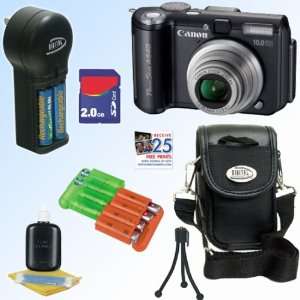  Canon PowerShot A640 10MP Digital Camera + 1GB Accessory 