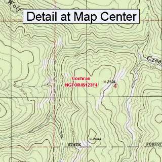  USGS Topographic Quadrangle Map   Cochran, Oregon (Folded 