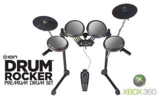 Ion Audio Drum Rocker Kit XBOX 360 IED07 Rock Band 2 855960000825 