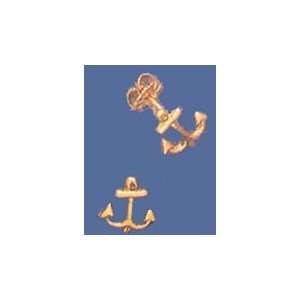  Peter Costello 14K Gold 15MM Anchor Earring Sports 