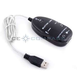 New Guitar to USB Interface Link Cable PC/MAC Recording  