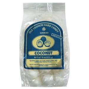 Hawaiian Hard Candy Coconut 8 oz. Bag Grocery & Gourmet Food