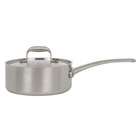  Kitchen Tri Ply Stainless Steel Cookware 2 Quart Covered Saucepan
