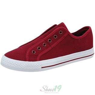 Breckelles Peck 3 Red Color Flat Sneaker Liliana Shoes 