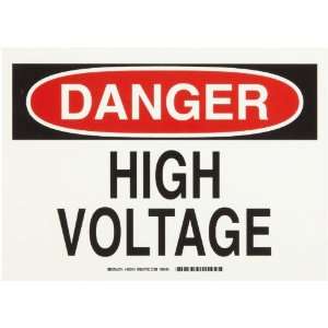   Hazard Sign, Header Danger, Legend High Voltage 