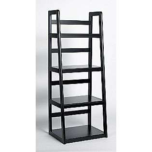 inPlace 4 Tier Ladder Shelf, Black  For the Home Storage Shelves 