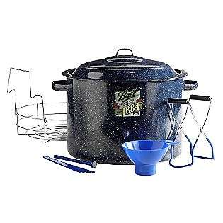 Canning Kit with 21 Quart Waterbath Canner And Accessories  Ball For 