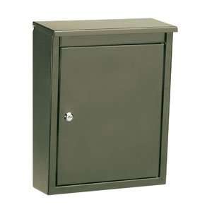 Architectural Mailboxes Bronze 2480Z Locking Soho Wall Mounted Mailbox