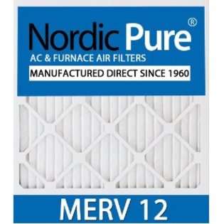  16x20x1M12 12 MERV12 AC Furnace Air Filter, Box of 12 