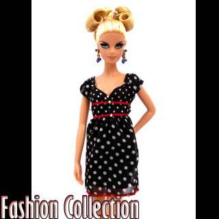 D2032 BN Black Fashion Casual Wear for Barbie FR  