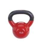 Sunny Health & Fitness Vinyl Coated Kettle Bell 15LB