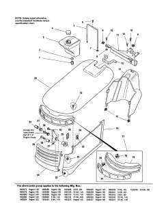 SIMPLICITY Tractor Transmission/belt/carrier Parts  Model 1693102 