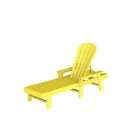 Eco Friendly Furnishings Recycled Venice Beach Outdoor Patio Chaise 