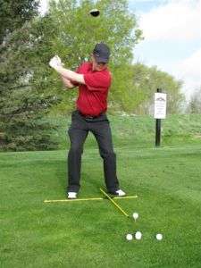 Golf Practice T Alignment Sticks Rods  