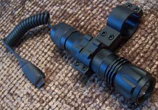 Tactical Shotgun Flashlight Dual Rail Mount Pressure Switch  