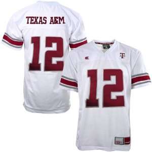 Texas A&M Aggies #12 White Official Zone Jersey  Sports 