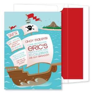  Noteworthy Collections   Invitations (Pirate Ship) Health 