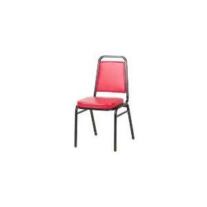  Royal Industries ROY 718 R   Square Back Stack Chair w 