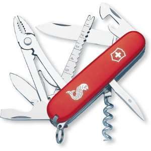 Victorinox Swiss Army Angler Multi Tool, 3 1/2 Red Handles  