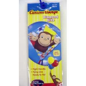 Curious George Diamond Kite  Toys & Games  